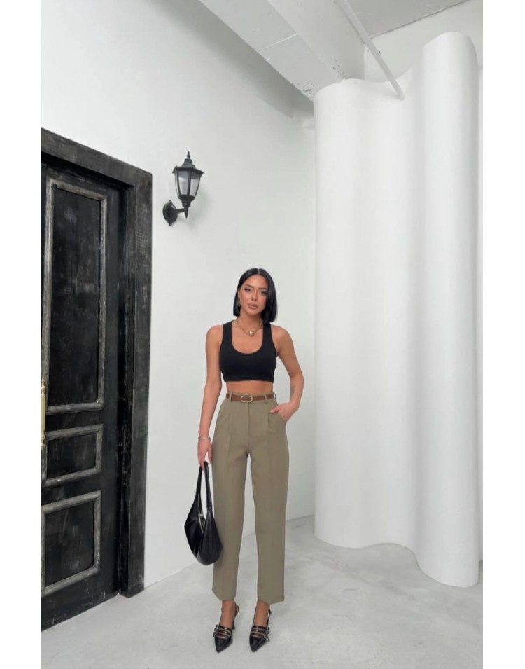 Kemerli Pantalon