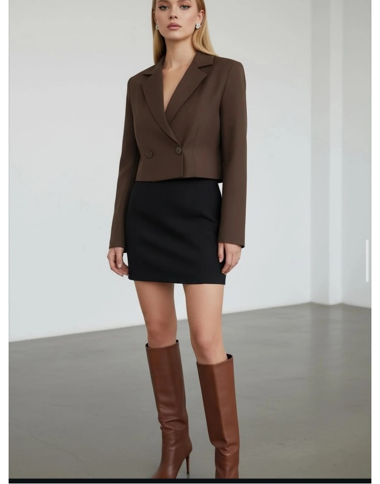 Kısa Blazer Ceket