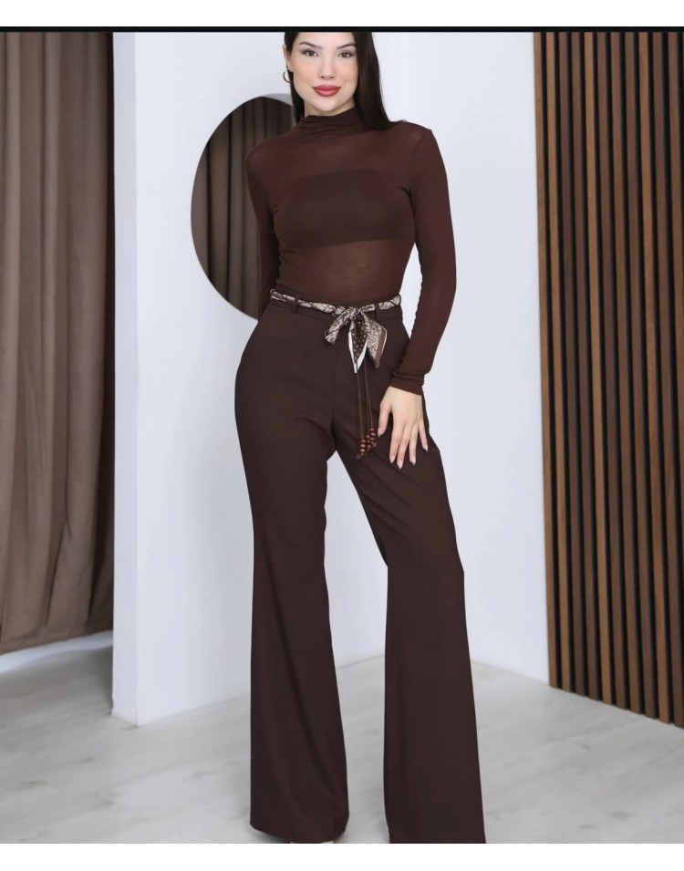 Saten Kemer Pantalon