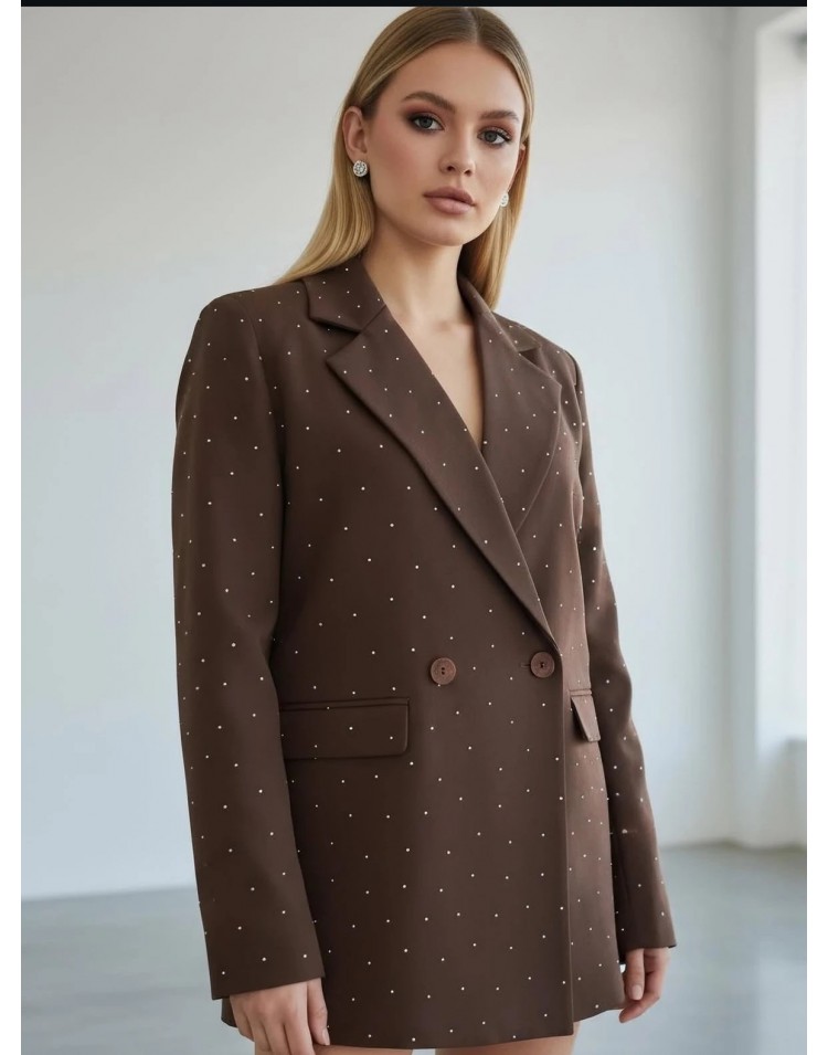 Taşlı Blazer Ceket