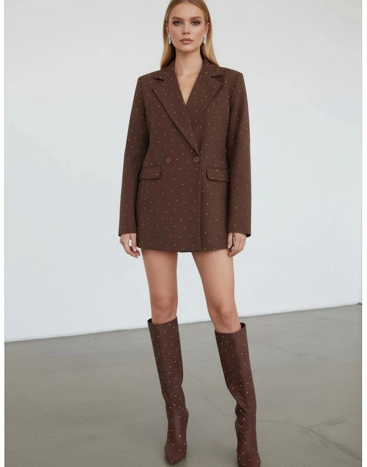 Taşlı Blazer Ceket Taşlı Blazer Ceket